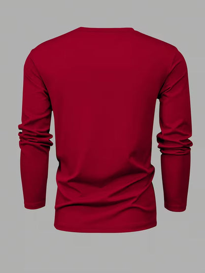 Men's Red Slim-Fit Shirt "Faith"