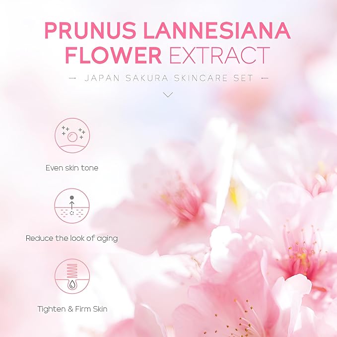 LAIKOU Japan Sakura Day&Night Skincare Complete Routine