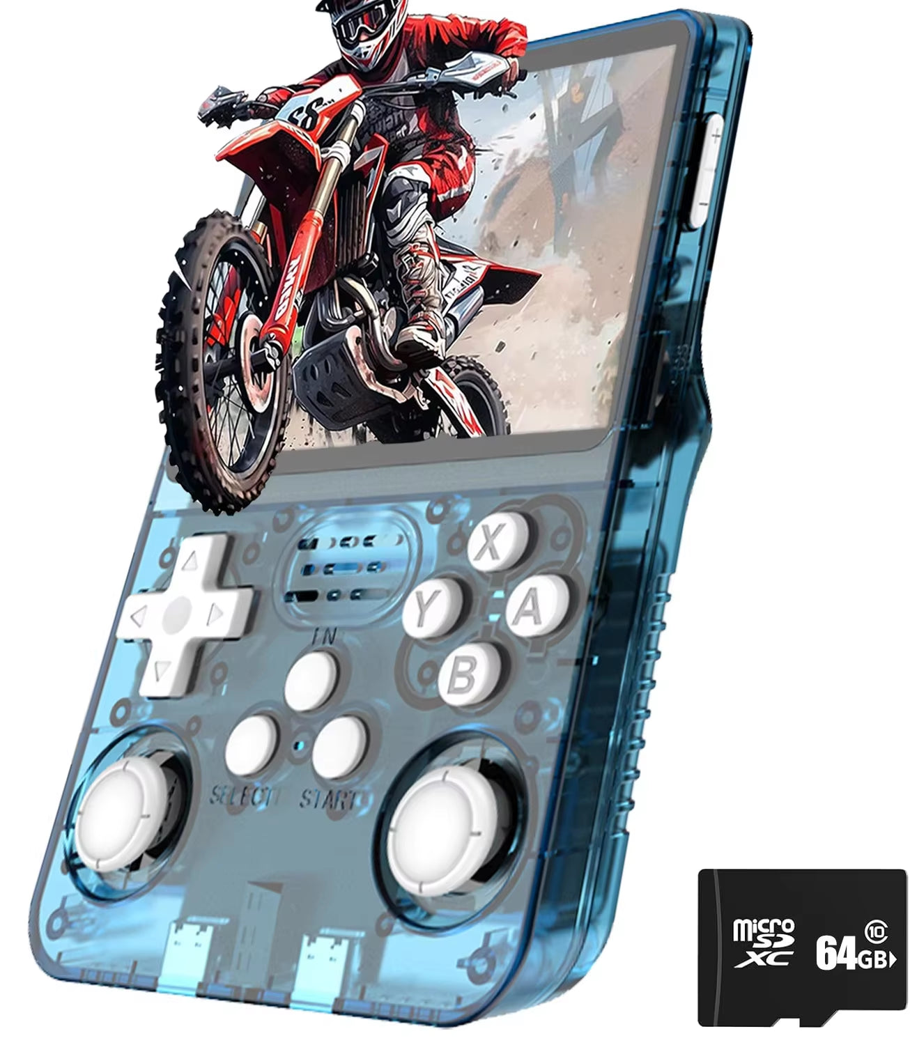 R36S Retro Game Console Handheld Video Arkos 2.0 System 3.5 Inch Single Card Portable Pocket Video Player 64GB 128GB 20000 Games