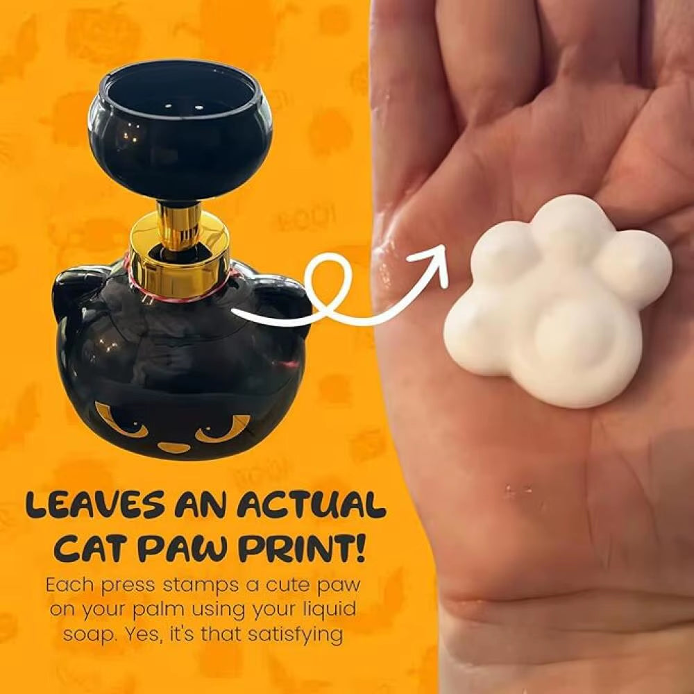 Cute Cat Paw Foam Soap Dispenser Funny Cute Cat Paw Flower Shape Foam Soap Pump Bottles Cat Lover Gift for Bathroom,Kitchen