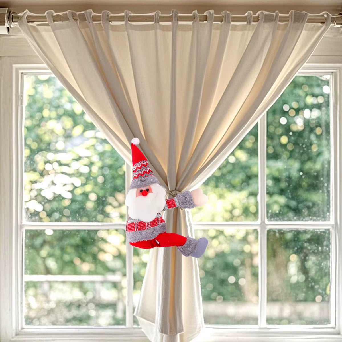 1/2/4/6/8Pcs Christmas Dining Chair Back Cover Xmas Gifts Kitchen Chair Slipcover Christmas Chair Decoration Cover Home Party